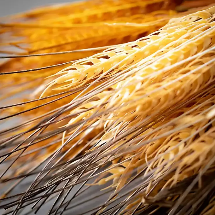 Outlet Neutral Fall Wheat Bundles, Set of 2 Fall
