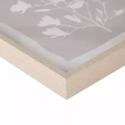 Kirklands Home Framed Art|Neutral Floral Sprigs 3-pc. Framed Art Set