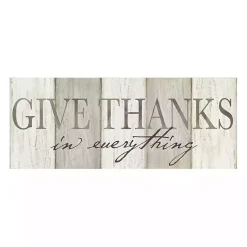 Sale Neutral Give Thanks Canvas Art Print Fall
