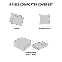 Kirklands Home Comforters|Neutral Holland 5-pc. Full/Queen Comforter Set Tan