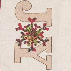 Kirklands Home Table Linens|Neutral Joy Christmas Table Runner Tan