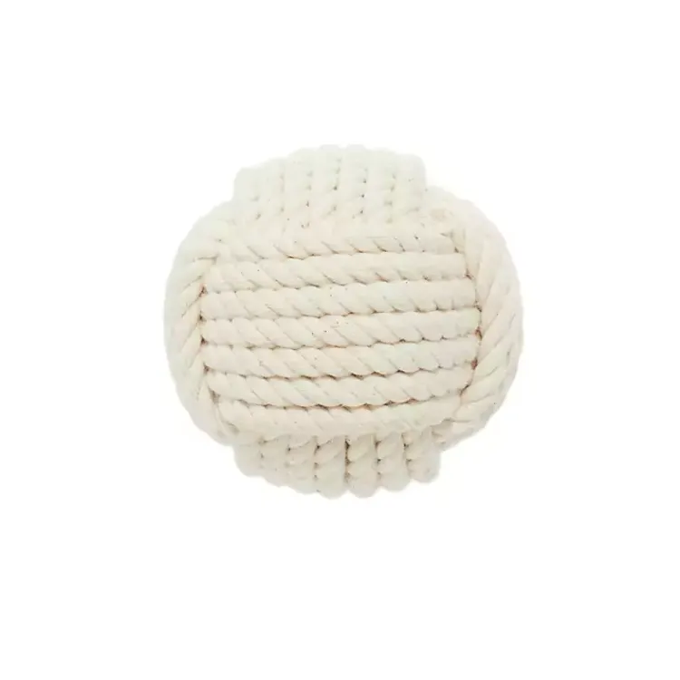 New Neutral Jute Rope Orbs, Set of 4 Bowl Filler