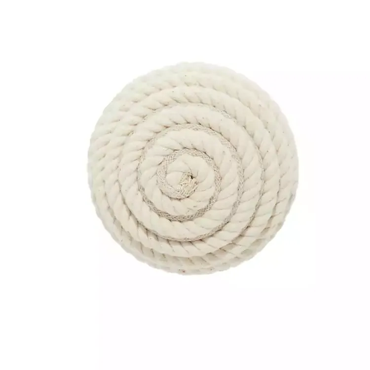 New Neutral Jute Rope Orbs, Set of 4 Bowl Filler