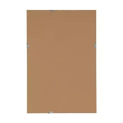 Kirklands Home Decorative Mirrors|Neutral Linen Beveled Wall Mirror