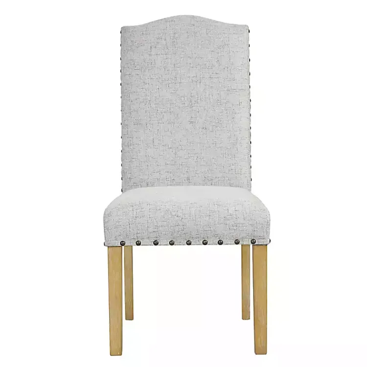 Kirklands Home Dining Chairs|Neutral Nailhead Parsons Dining Chairs, Set of 2 Multi