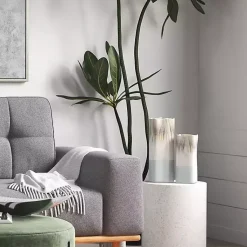 Clearance Neutral Ombre Ceramic Vase, 16 in. Vases