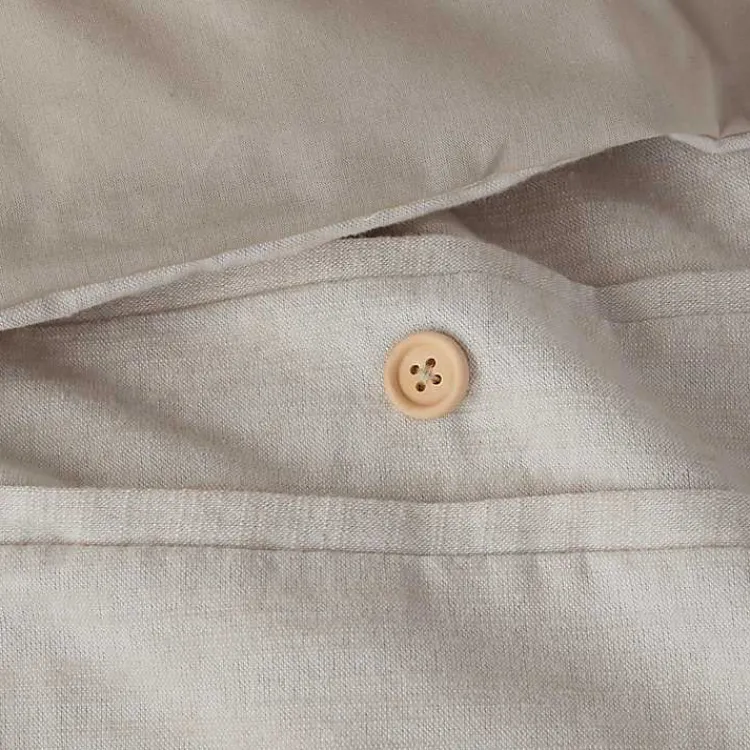 Kirklands Home Duvets|Neutral Oversized 3-pc. King Duvet Cover Set Tan