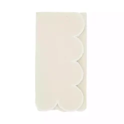 Kirklands Home Table Linens|Neutral Scalloped Edge Napkins, Set of 4 Tan