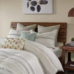 Kirklands Home Comforters|Neutral Stripe King 3-pc. Comforter Set