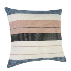 Kirklands Home Outdoor Cushions & Pillows|Neutral Striped Outdoor Pillow