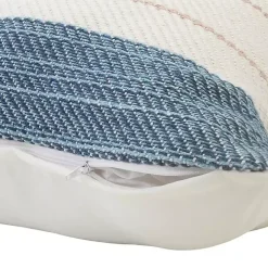 Kirklands Home Outdoor Cushions & Pillows|Neutral Striped Outdoor Pillow