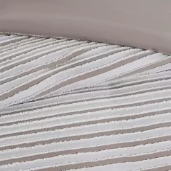 Kirklands Home Comforters|Neutral Striped 5-pc. Full/Queen Comforter Set