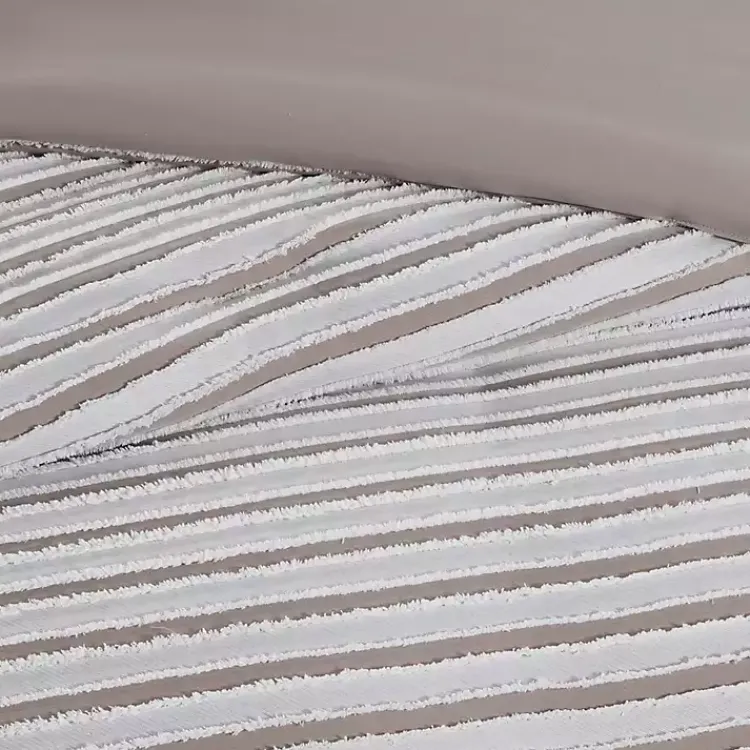 Kirklands Home Comforters|Neutral Striped 5-pc. Full/Queen Comforter Set