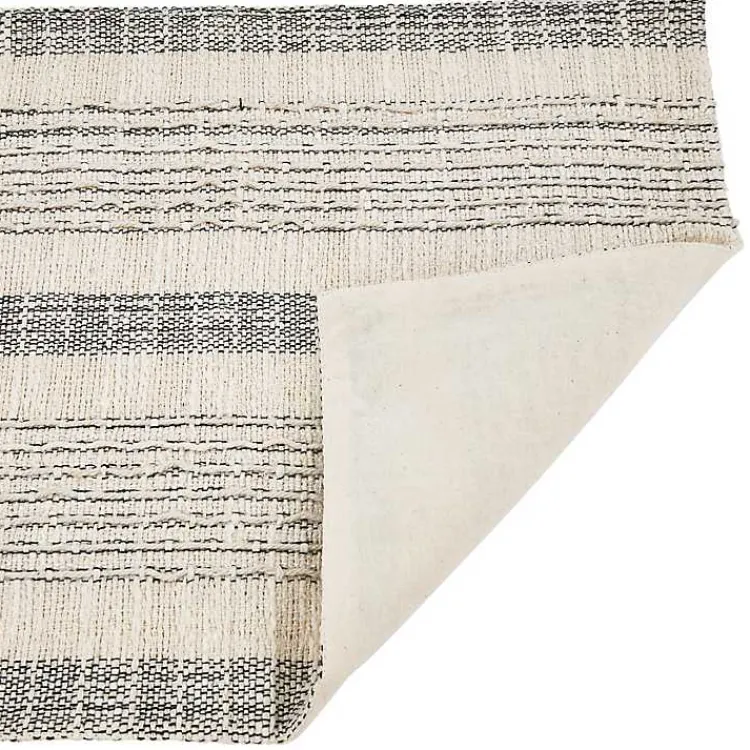 Kirklands Home Table Linens|Neutral Striped Woven Placemats, Set of 4