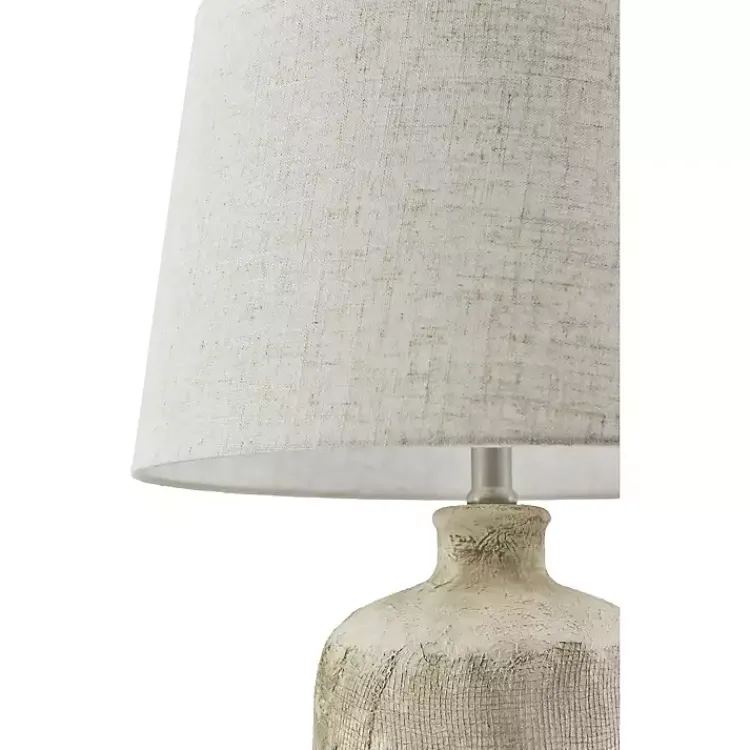 Kirklands Home Table Lamps|Neutral Textured Ceramic Rivera Table Lamp Tan