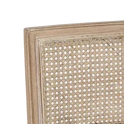 Kirklands Home Dining Chairs|Neutral Woven Back Dining Chairs, Set of 2 Tan