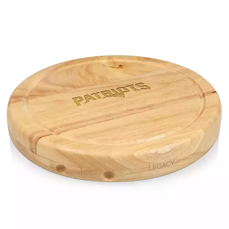 Kirklands Home Serving & Entertaining|New England Patriots Cheese Board and Tool Set Tan