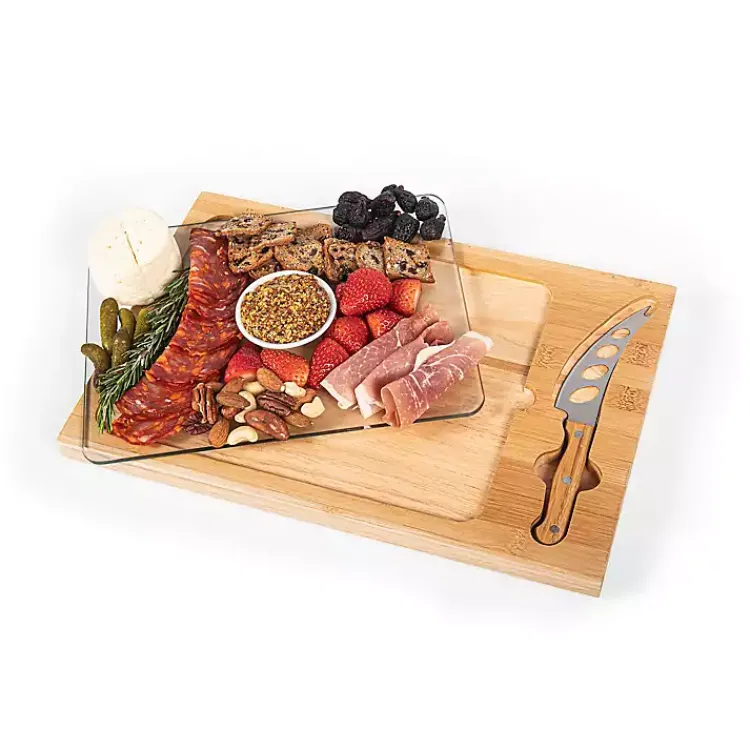 Kirklands Home Serving & Entertaining|New England Patriots Cutting Board & Knife Set