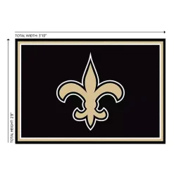 Kirklands Home Area Rugs|New Orleans Saints Area Rug, 3x4