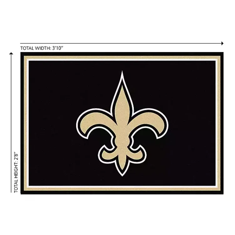 Kirklands Home Area Rugs|New Orleans Saints Area Rug, 3x4