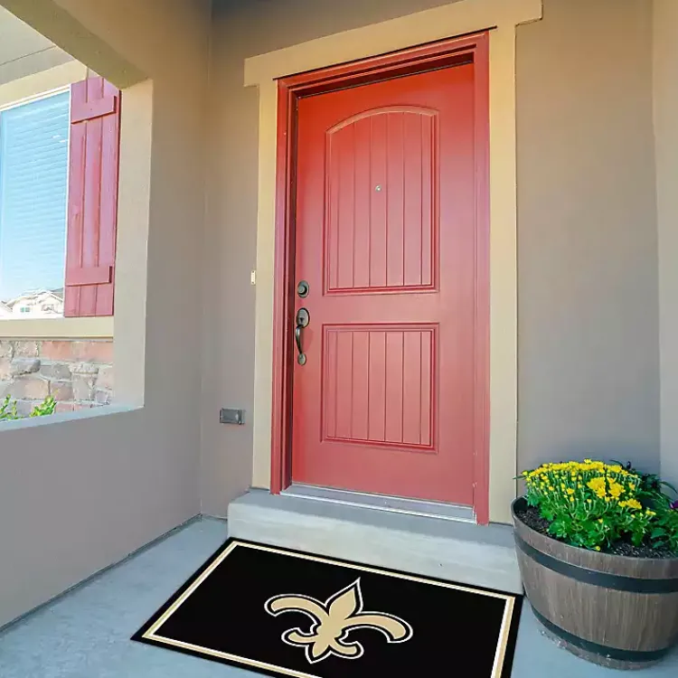 Kirklands Home Area Rugs|New Orleans Saints Area Rug, 3x4