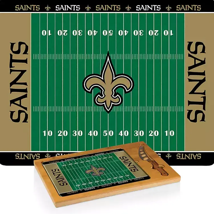 Kirklands Home Serving & Entertaining|New Orleans Saints Cutting Board & Knife Set