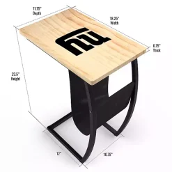 Kirklands Home Accent & End Tables|New York Giants Wood C-Table Tan