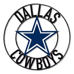 Kirklands Home Wall Plaques|NFL Dallas Cowboys Wrought Iron Wall Plaque