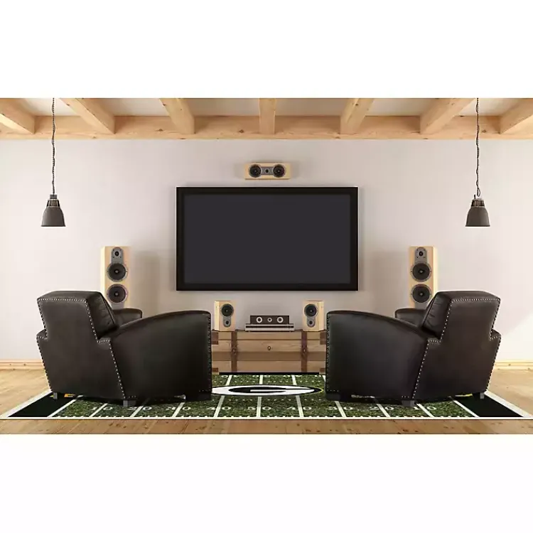Kirklands Home Area Rugs|NFL Green Bay Packers Home Field Area Rug, 6x8