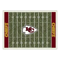 Kirklands Home Area Rugs|NFL Kansas City Chiefs Home Field Area Rug, 6x8