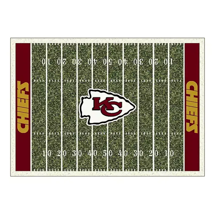 Kirklands Home Area Rugs|NFL Kansas City Chiefs Home Field Area Rug, 6x8