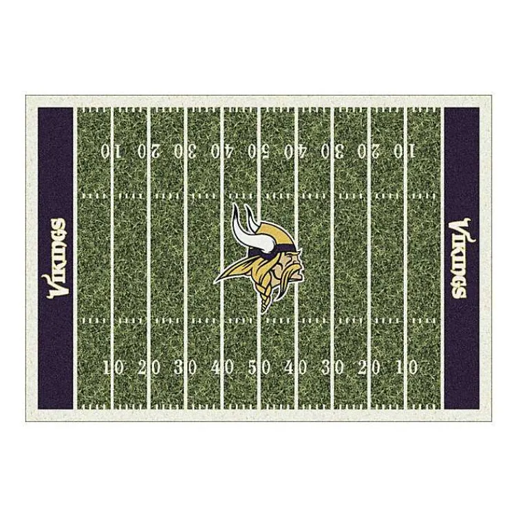 Kirklands Home Area Rugs|NFL Minnesota Vikings Home Field Area Rug, 6x8