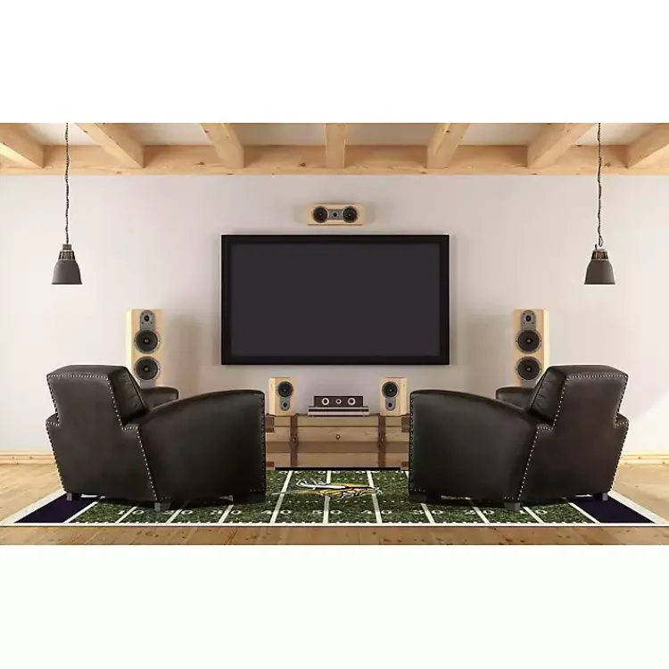 Kirklands Home Area Rugs|NFL Minnesota Vikings Home Field Area Rug, 6x8