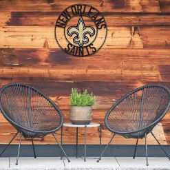 Kirklands Home Wall Plaques|NFL New Orleans Saints Wrought Iron Wall Plaque