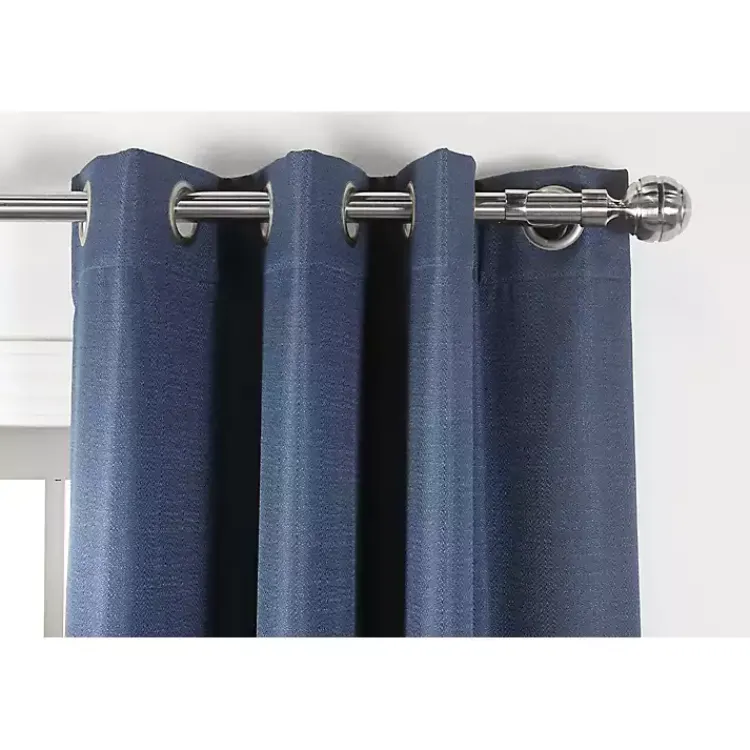 Kirklands Home Curtain Rods & Hardware|Nickel Blackout Extendable Curtain Rod, 144 in.