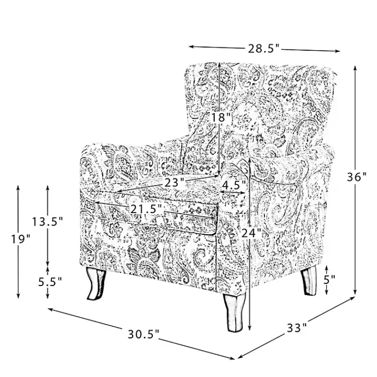 Kirklands Home Accent Chairs|Nicola Beige Linen Upholstered Armchair Tan