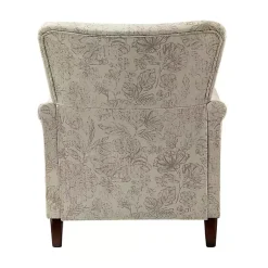 Kirklands Home Accent Chairs|Nicola Beige Linen Upholstered Armchair Tan