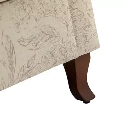 Kirklands Home Accent Chairs|Nicola Beige Linen Upholstered Armchair Tan