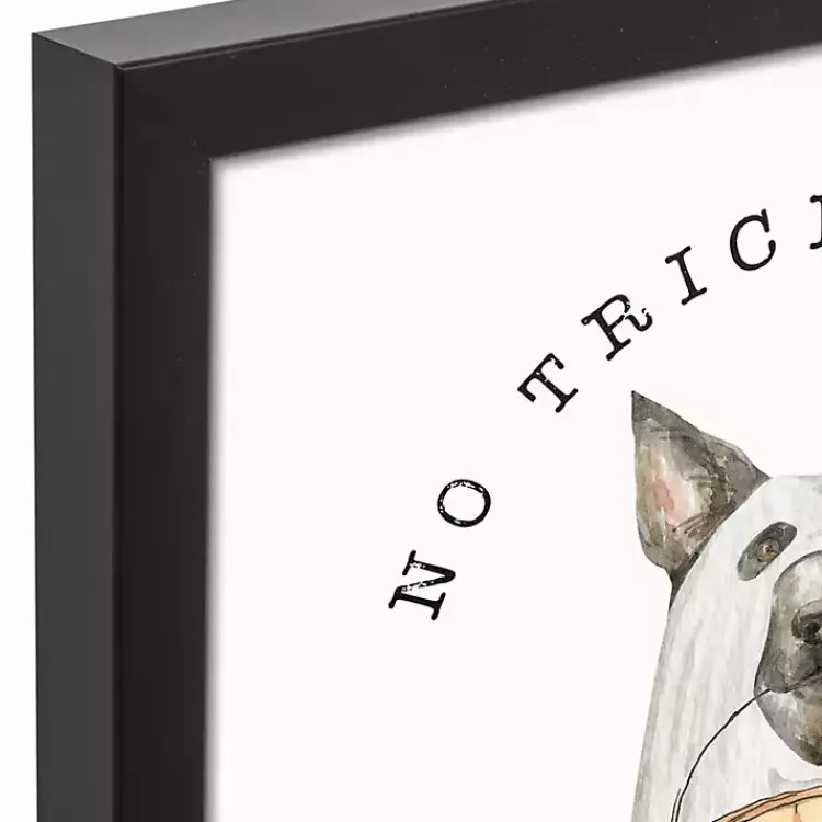 No Tricks, Only Treats Framed Canvas Art Print Halloween