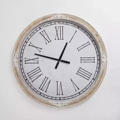 Kirklands Home Clocks|Norah Distressed Wood Wall Clock