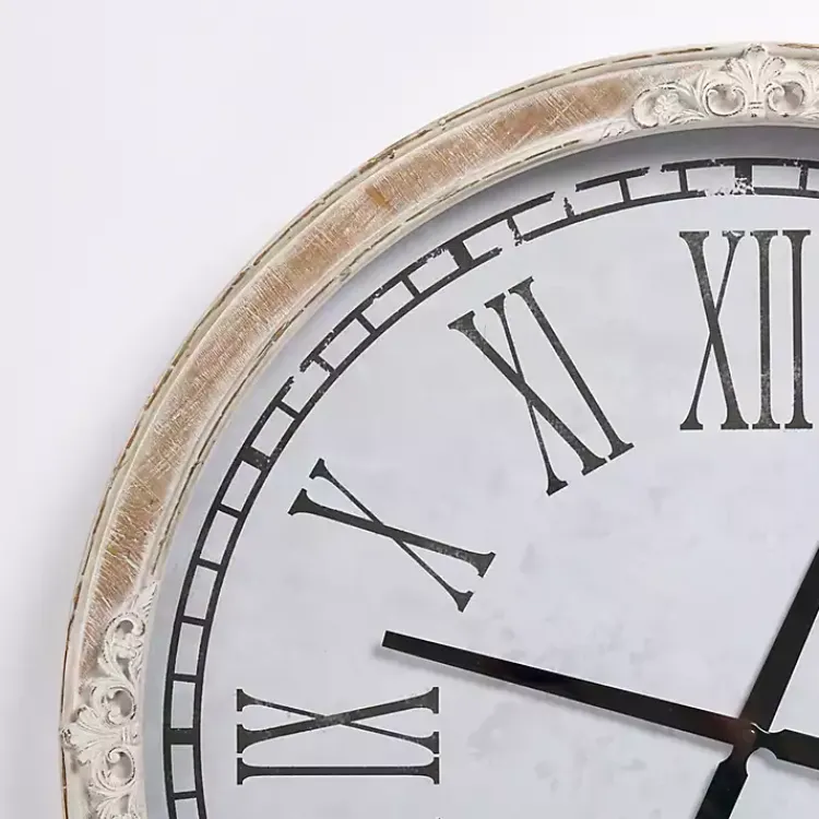 Kirklands Home Clocks|Norah Distressed Wood Wall Clock