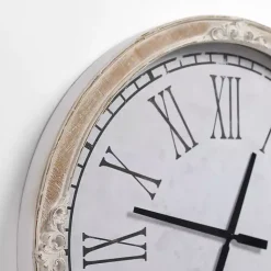Kirklands Home Clocks|Norah Distressed Wood Wall Clock