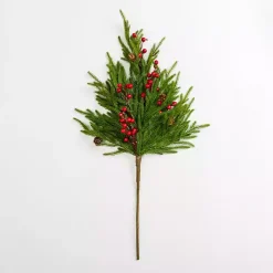 Norfolk Red Berry Spray Christmas Arrangements & Garland