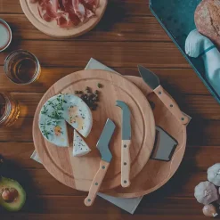 Kirklands Home Serving & Entertaining|North Carolina Tar Heels Cheese Board and Tool Set Tan