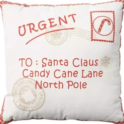 New North Pole Postcard Pillow Christmas Pillows