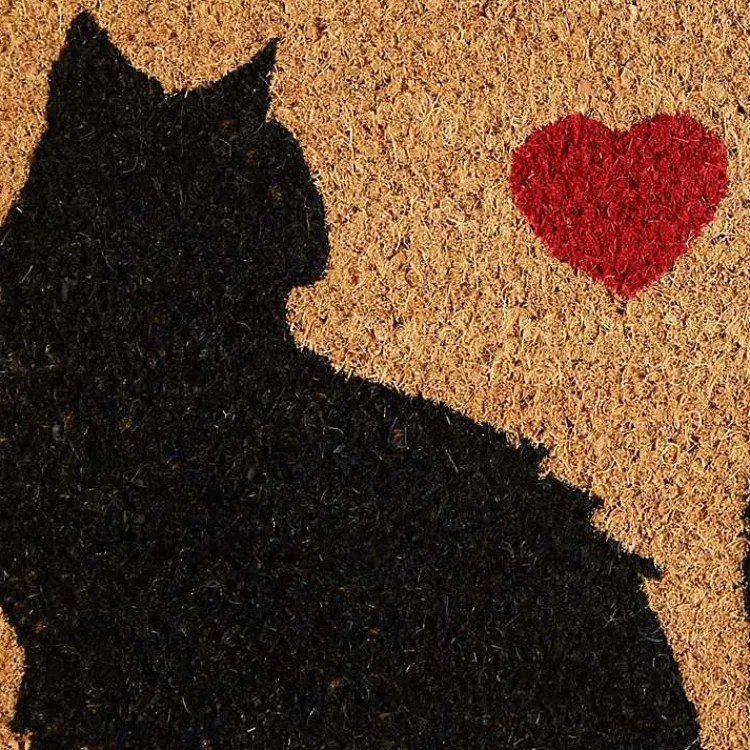 Kirklands Home Doormats|Not Home Without a Cat Coir Doormat