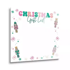 Nutcracker Christmas Gift List Dry Erase Board Christmas Art & Wall Decor