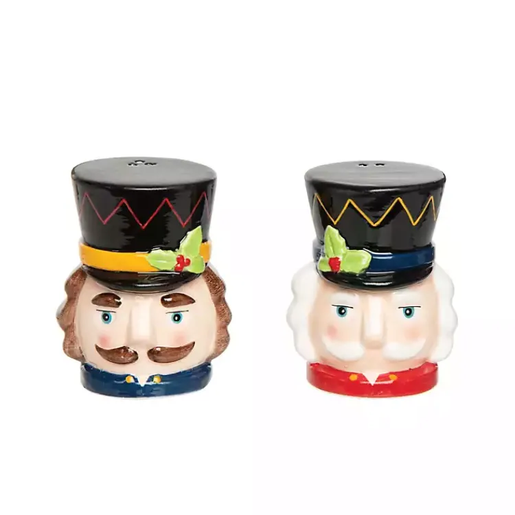Outlet Nutcracker Salt and Pepper Shaker Set Christmas Dining & Entertaining
