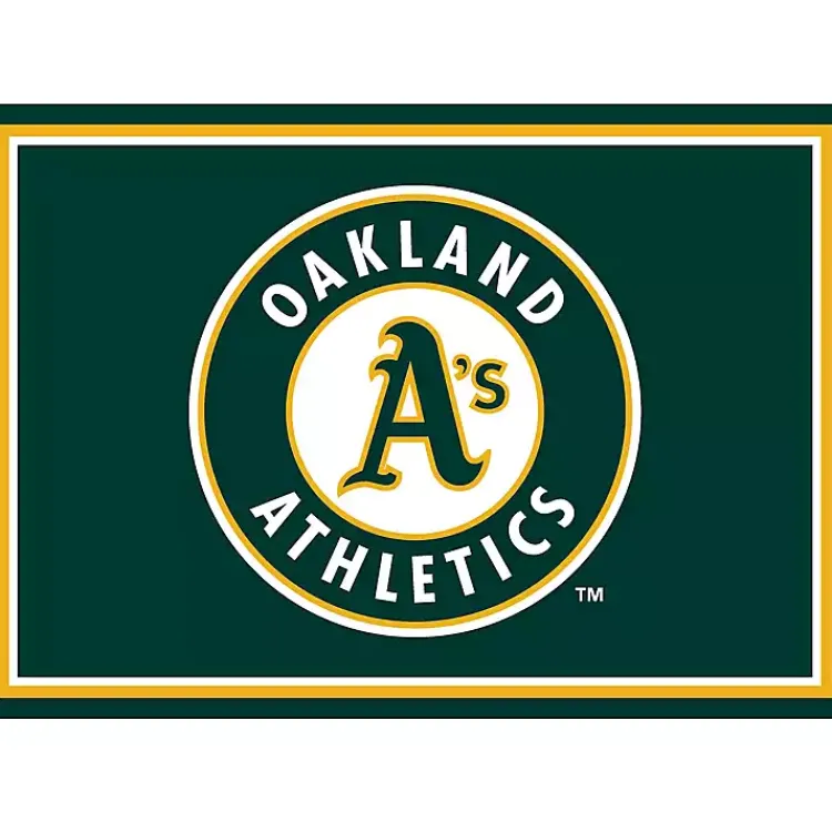 Kirklands Home Area Rugs|Oakland Athletics Spirit Rug, 3x4