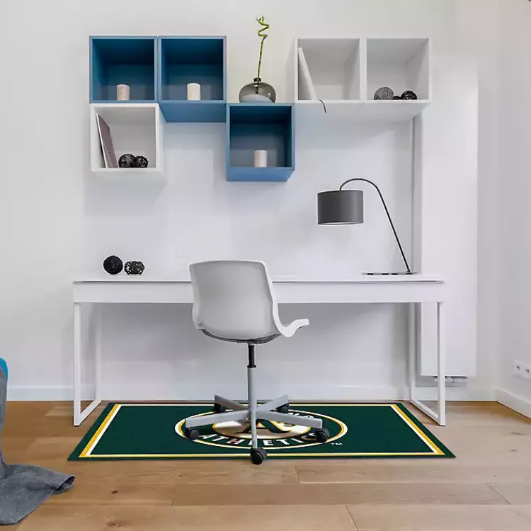 Kirklands Home Area Rugs|Oakland Athletics Spirit Rug, 3x4